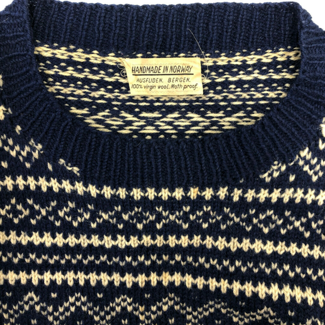 60年代 ノルウェー製 HANDMADE IN NORWAY ノルディックセーター 60年代 ノルウェー製 HANDMADE IN NORWAY ノルディックセーター