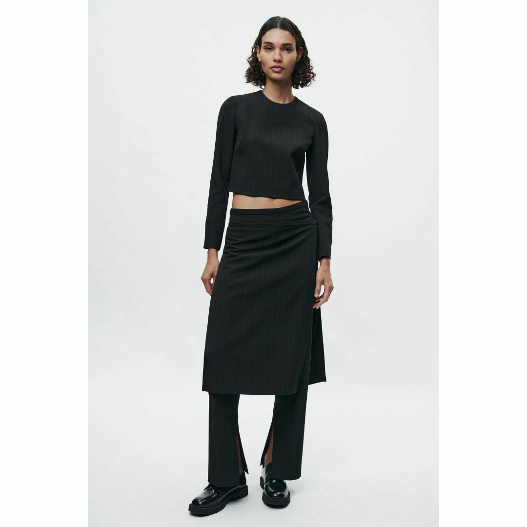 ZARA - 新品ZARAレイヤードスカートパンツXS ZWコレクションの ZARA - 新品ZARAレイヤードスカートパンツXS ZWコレクションの