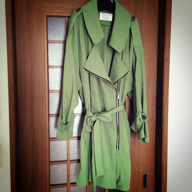 ミリタリートレンチコート レディースのジャケット/アウター(スプリングコート)の商品写真
