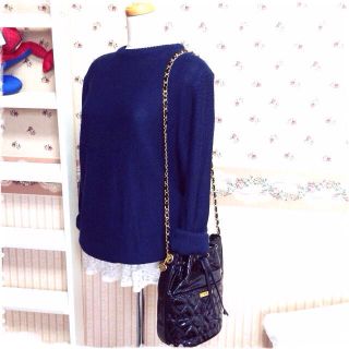 MOSCHINOキルティングショルダー(ショルダーバッグ)