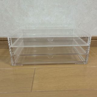 ムジルシリョウヒン(MUJI (無印良品))の無印　重なるアクリルケース・3段(ケース/ボックス)
