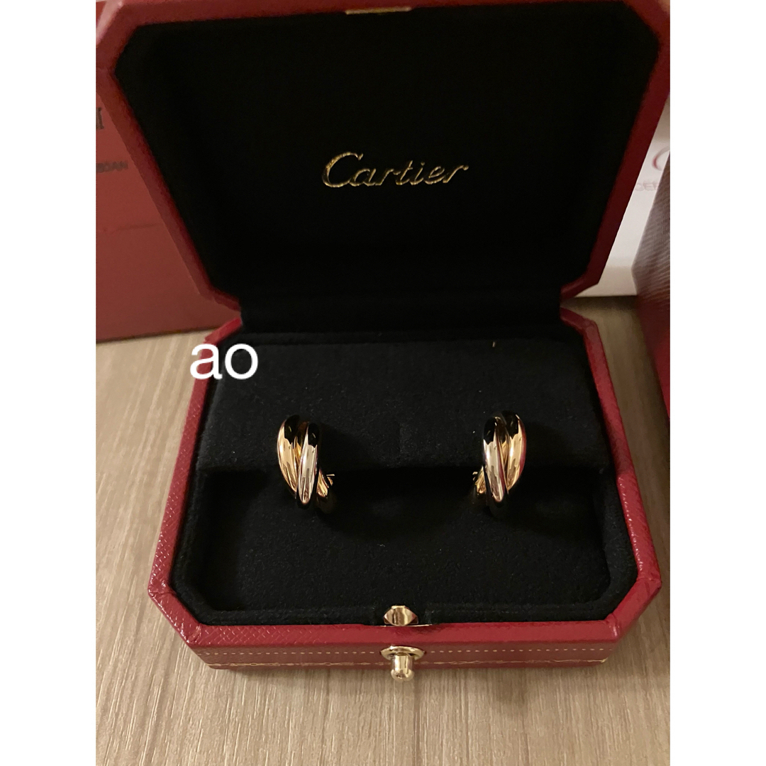 Cartier - Cartier カルティエ☆トリニティ ピアス 18K ゴールド