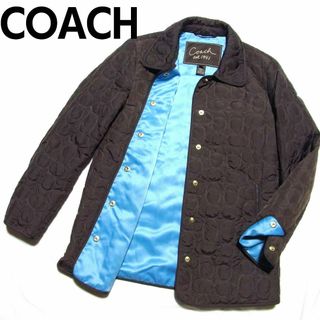 COACH - COACH コーチ シグネチャー柄 キルティング コート COACH - COACH コーチ シグネチャー柄 キルティング コート