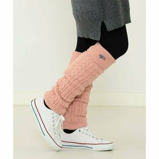 【PINK】<WOMEN> ケーブル レッグウォーマー