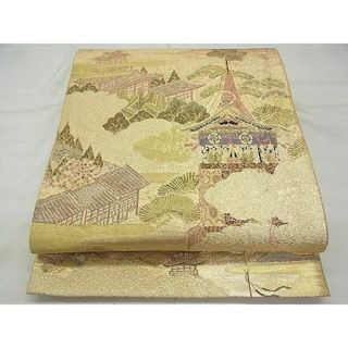 平和屋着物◎六通柄袋帯　唐織　祇園祭　金糸　逸品　BAAI5622qt(帯)