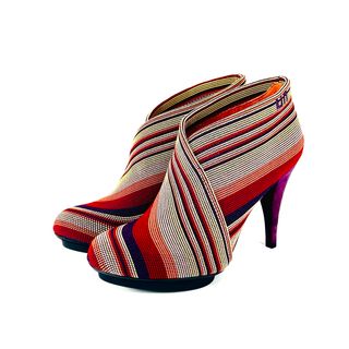 ユナイテッドヌード(UNITED NUDE)の【新品未使用】UNITED NUDE ストライプ ブーティ マルチカラー23.5(ブーティ)