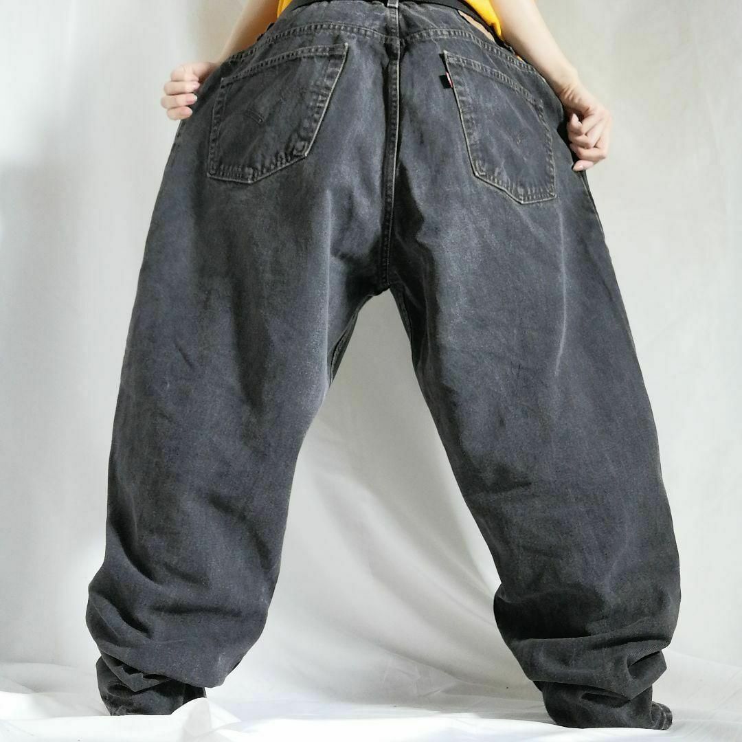 Levi's - 90s リーバイス560 極太バギーパンツ 後染めブラック Levi's - 90s リーバイス560 極太バギーパンツ 後染めブラック