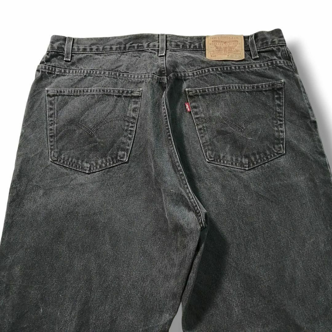 Levi's - 90s リーバイス560 極太バギーパンツ 後染めブラック Levi's - 90s リーバイス560 極太バギーパンツ 後染めブラック
