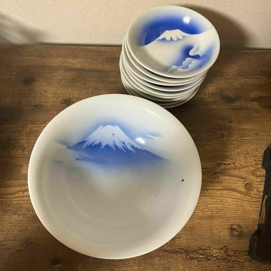 深川製磁 - 有田焼 古伊万里 深川製磁 オールド深川 染付 富士山 深川製磁 - 有田焼 古伊万里 深川製磁 オールド深川 染付 富士山