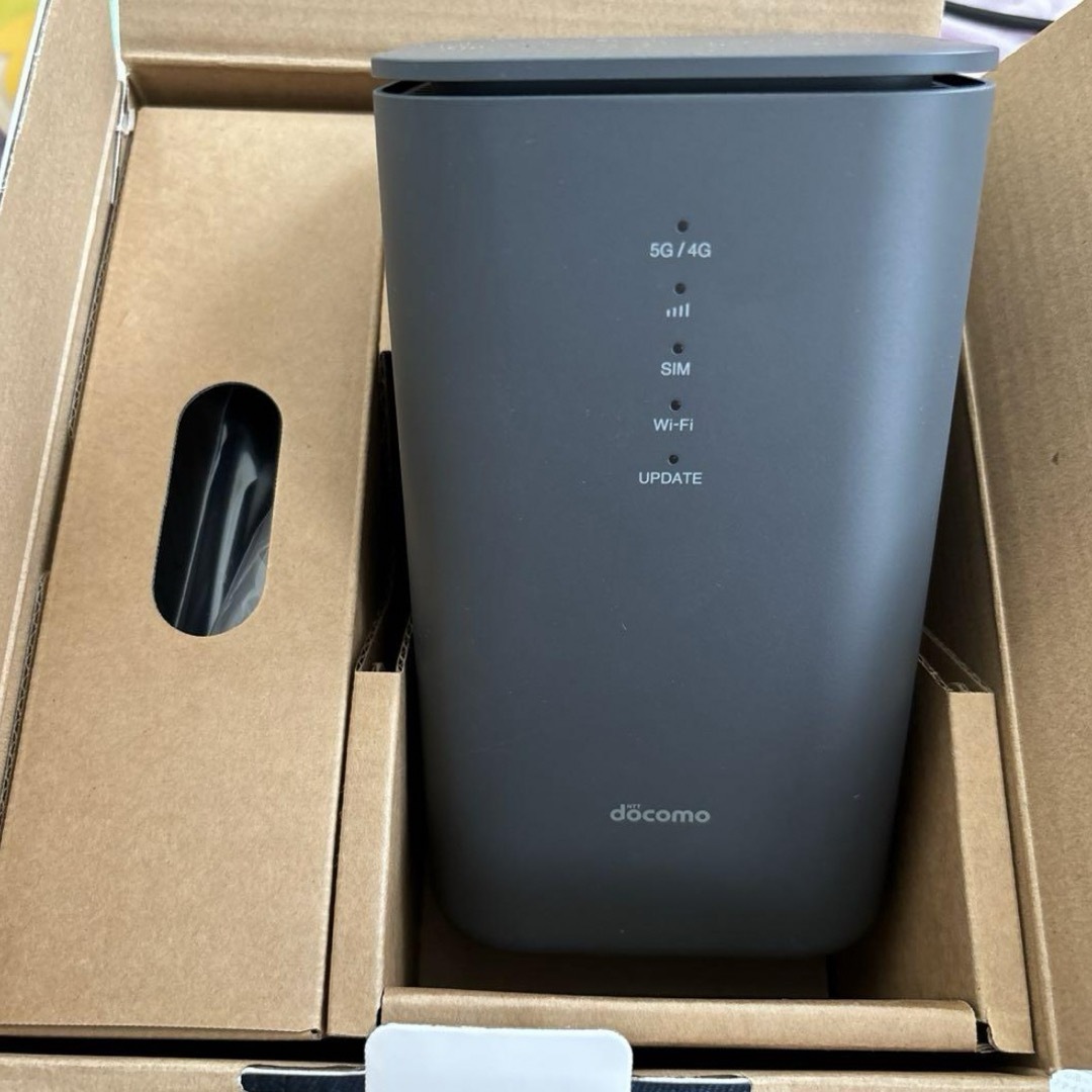 美品】SHARP home 5G HR02 ダークグレー 美品】SHARP home 5G HR02 ダークグレー