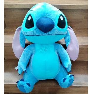 スティッチ ふわふわ くたっと 超超BIG ぬいぐるみ 大きい 青 Disney - スティッチ ふわふわくたっと超超BIGぬいぐるみの通販