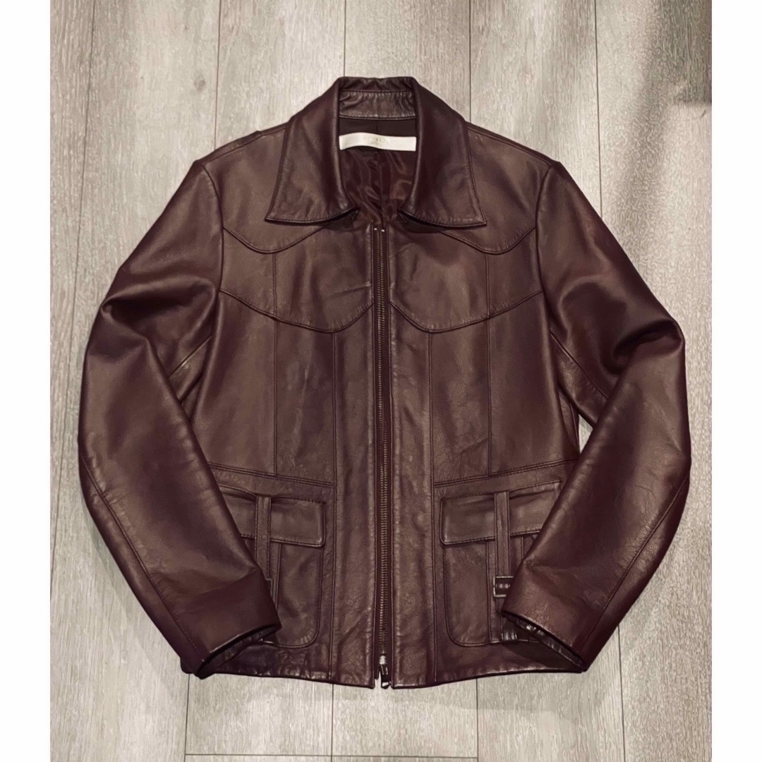 EAST WEST スモーク SMOKE レザージャケット カウレザー 牛革の EAST WEST スモーク SMOKE レザージャケット カウレザー 牛革の