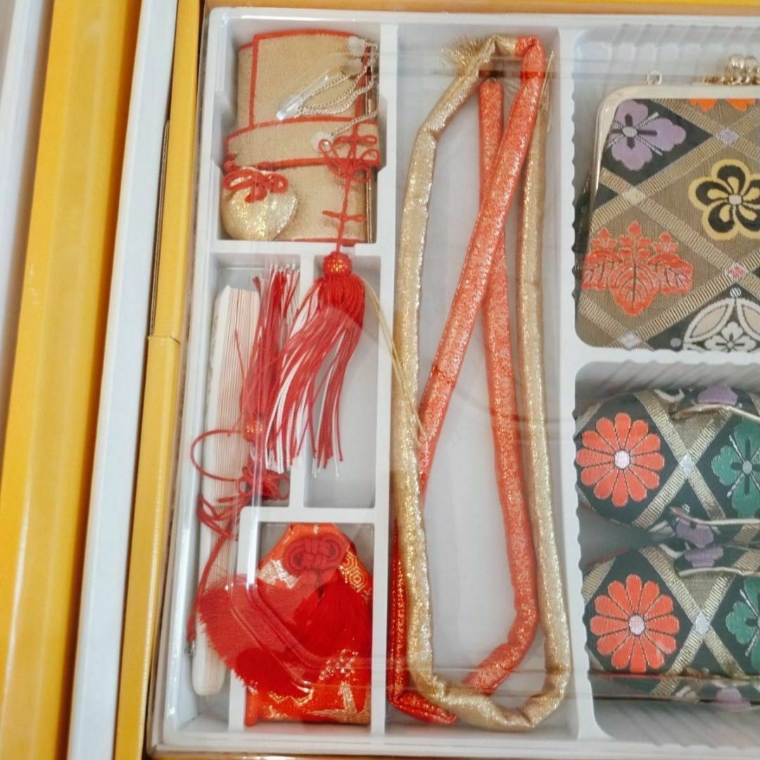 七五三 はこせこ結び帯セットL 七歳用 和装小物セット&足袋 七五三 はこせこ結び帯セットL 七歳用 和装小物セット&足袋