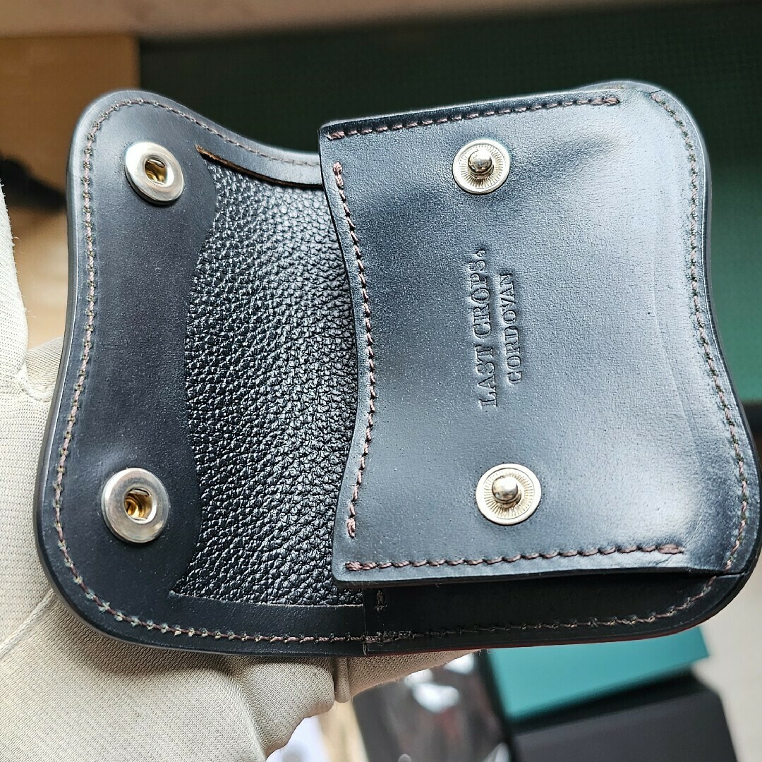 LastCrops タング シェルコードバン Cordovan tongue 黒 LastCrops タング シェルコードバン Cordovan tongue 黒