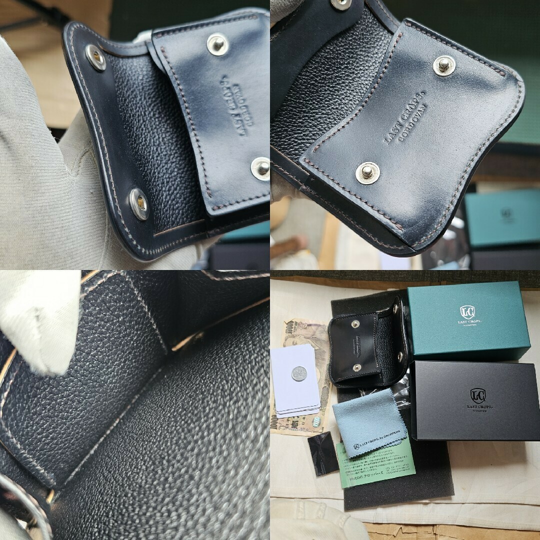 LastCrops タング シェルコードバン Cordovan tongue 黒 LastCrops タング シェルコードバン Cordovan tongue 黒