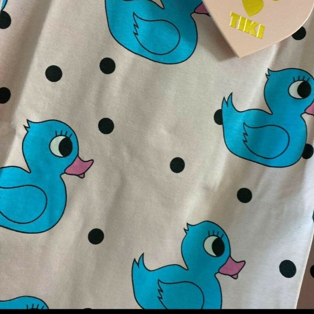 こども ビームス(コドモビームス)のHUGO♡TIKI 8T☺︎アヒル柄ロンT　ミニロディーニ、タイニー好きに キッズ/ベビー/マタニティのキッズ服女の子用(90cm~)(Tシャツ/カットソー)の商品写真