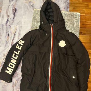 MONCLER - モンクレール ロゴワッペン ダブルジップダウン MONCLER - モンクレール ロゴワッペン ダブルジップダウン