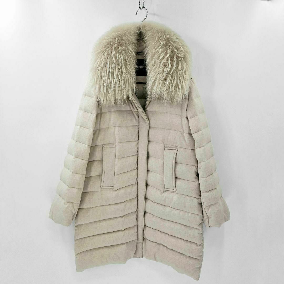 MooRER - 【新品同様】ムーレー ウール カシミヤ ダウンコート MooRER - 【新品同様】ムーレー ウール カシミヤ ダウンコート