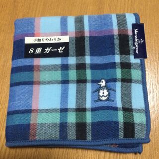 マンシングウェア(Munsingwear)のマンシングウェア　　8重ガーゼ　ハンカチ　新品未使用(ハンカチ/ポケットチーフ)
