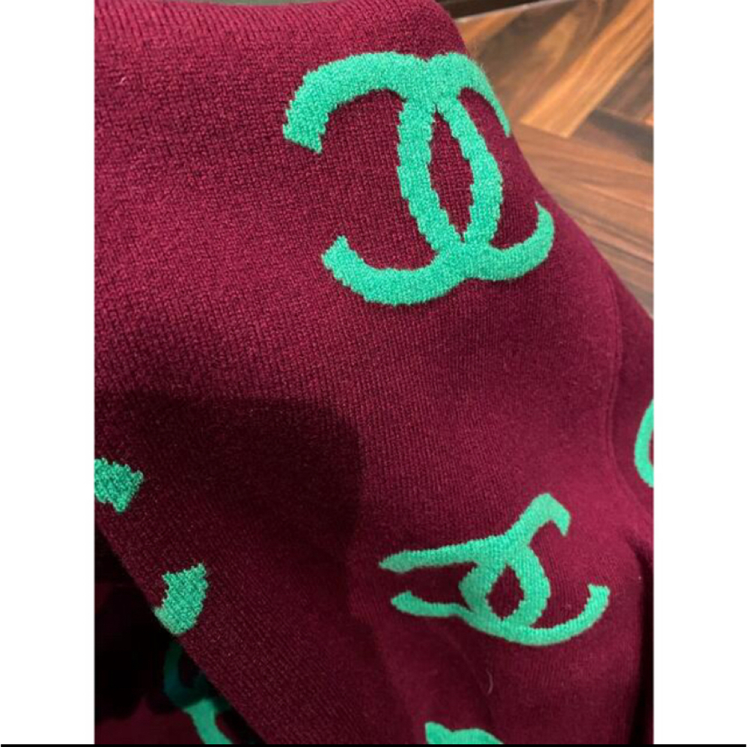 CHANEL - CHANEL シャネルロゴニット トップス美品の通販 by CHANEL - CHANEL シャネルロゴニット トップス美品の通販 by