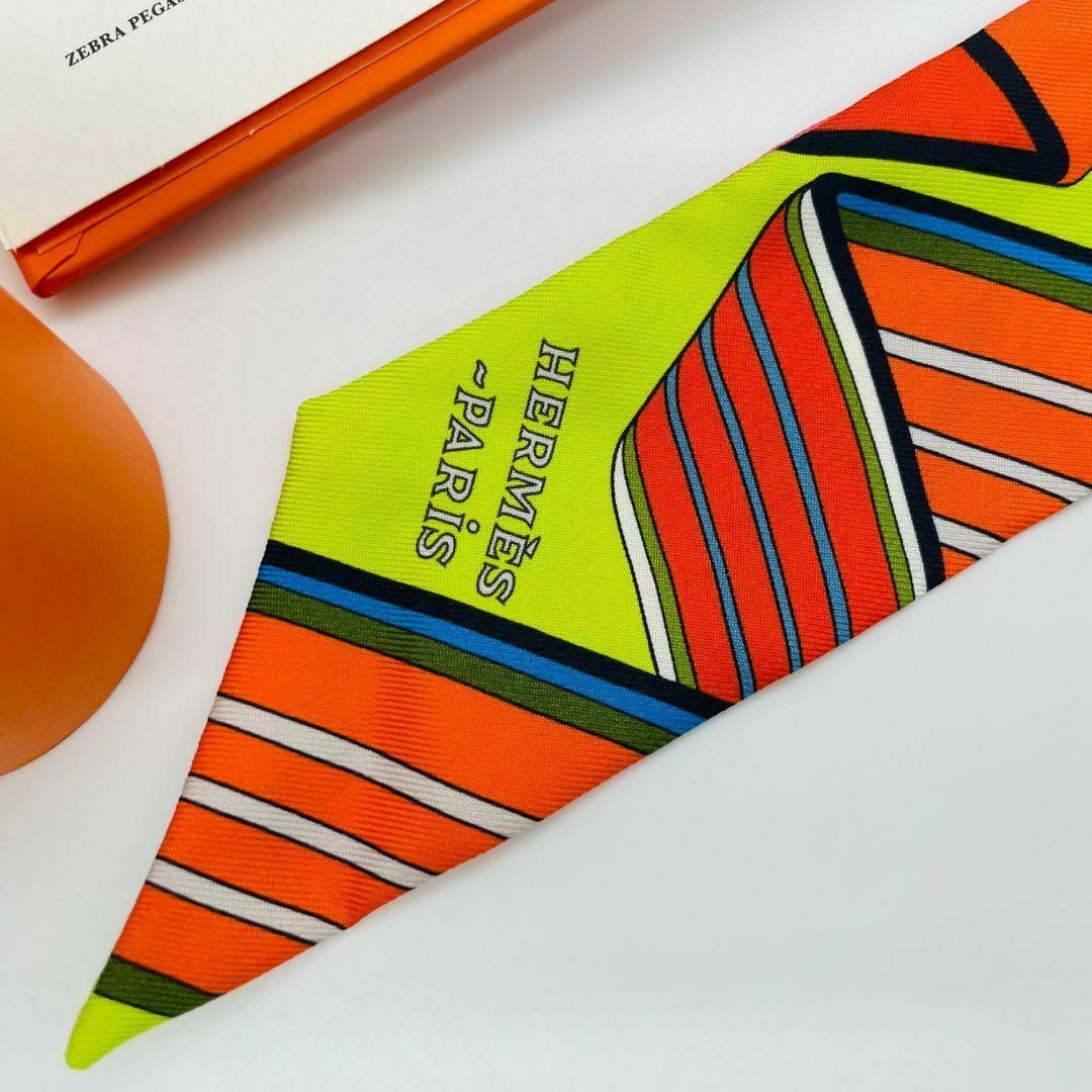 HERMES エルメス ツイリー スカーフ マルチカラー シルク HERMES エルメス ツイリー スカーフ マルチカラー シルク
