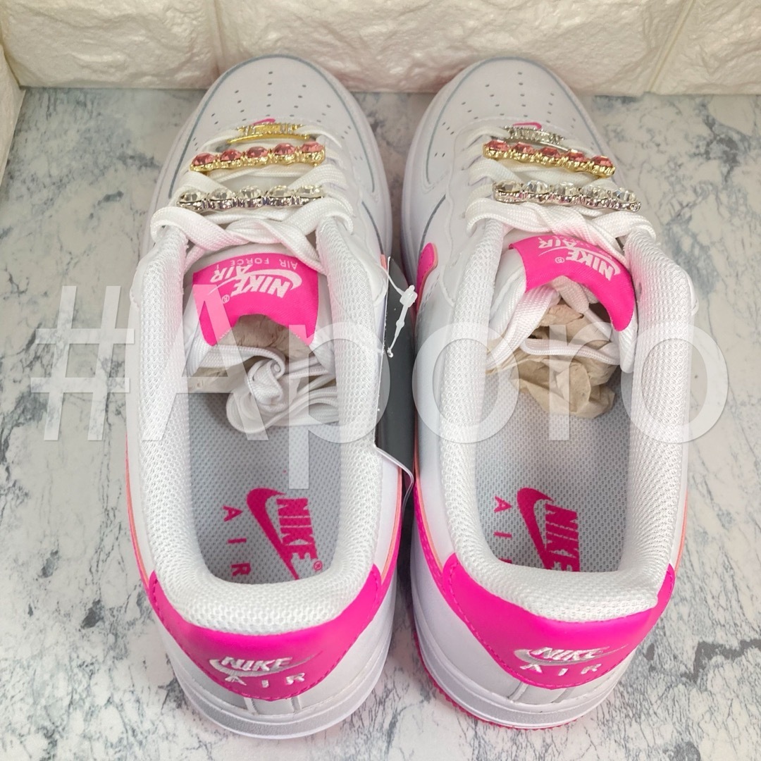 NIKE - 24 NIKE ナイキ AIR FORCE 1 エアフォース1 ピンク NIKE - 24 NIKE ナイキ AIR FORCE 1 エアフォース1 ピンク