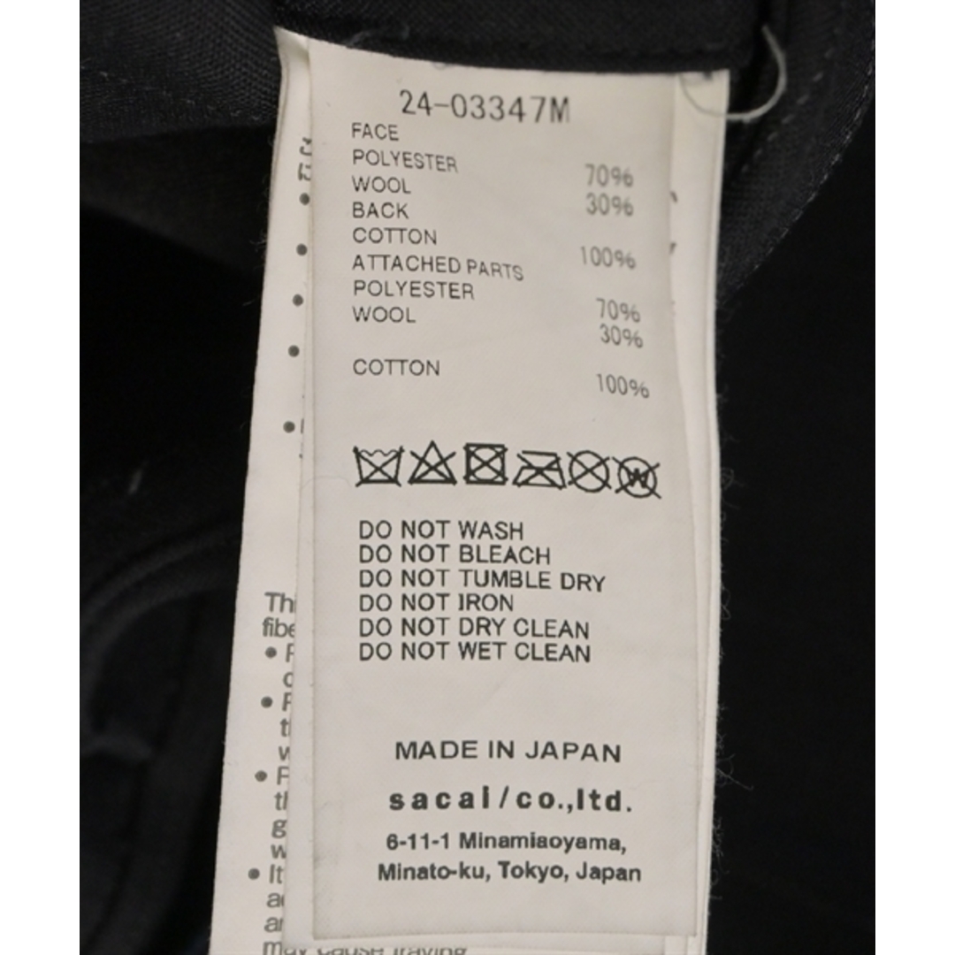 sacai - sacai サカイ パンツ(その他) 4(XL位) 黒x紺 sacai - sacai サカイ パンツ(その他) 4(XL位) 黒x紺