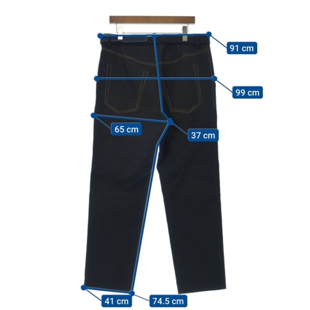 sacai - sacai サカイ パンツ(その他) 4(XL位) 黒x紺 sacai - sacai サカイ パンツ(その他) 4(XL位) 黒x紺