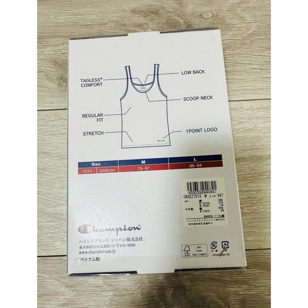 Champion - Champion タンクトップ 3枚セット Mサイズ ホワイト Champion - Champion タンクトップ 3枚セット Mサイズ ホワイト