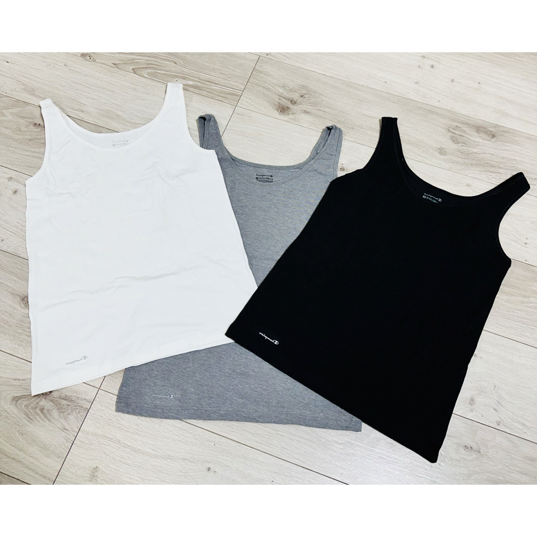 Champion - Champion タンクトップ 3枚セット Mサイズ ホワイト Champion - Champion タンクトップ 3枚セット Mサイズ ホワイト
