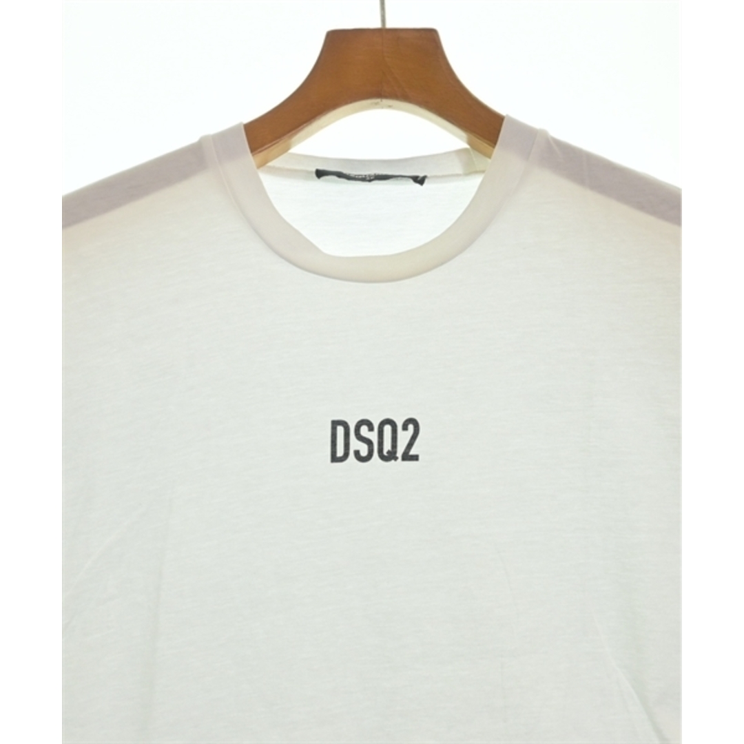 DSQUARED ディースクエアード Tシャツ・カットソー XS 白 【古着 DSQUARED ディースクエアード Tシャツ・カットソー XS 白 【古着