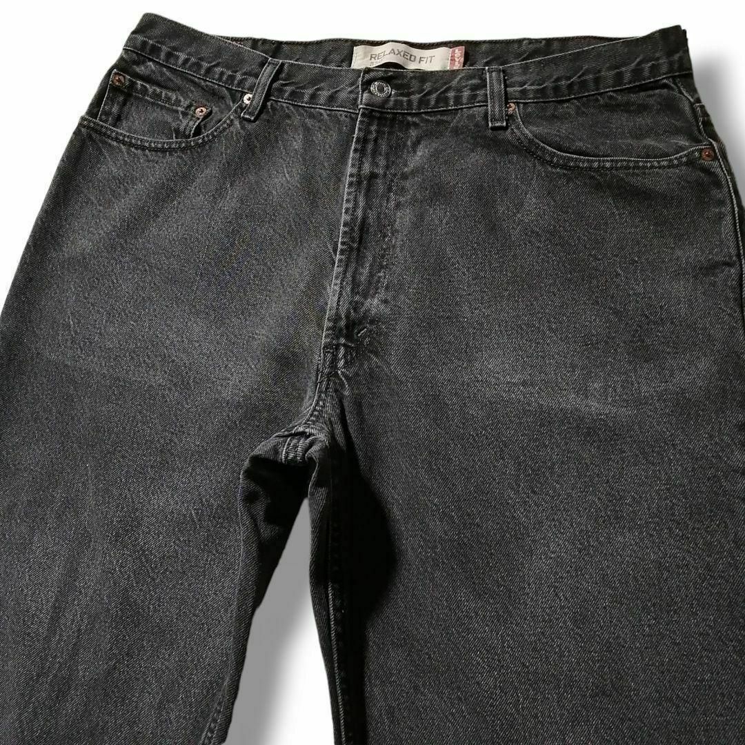 Levi's - 00sリーバイス550極太バギーサルファブラックデニム Levi's - 00sリーバイス550極太バギーサルファブラックデニム