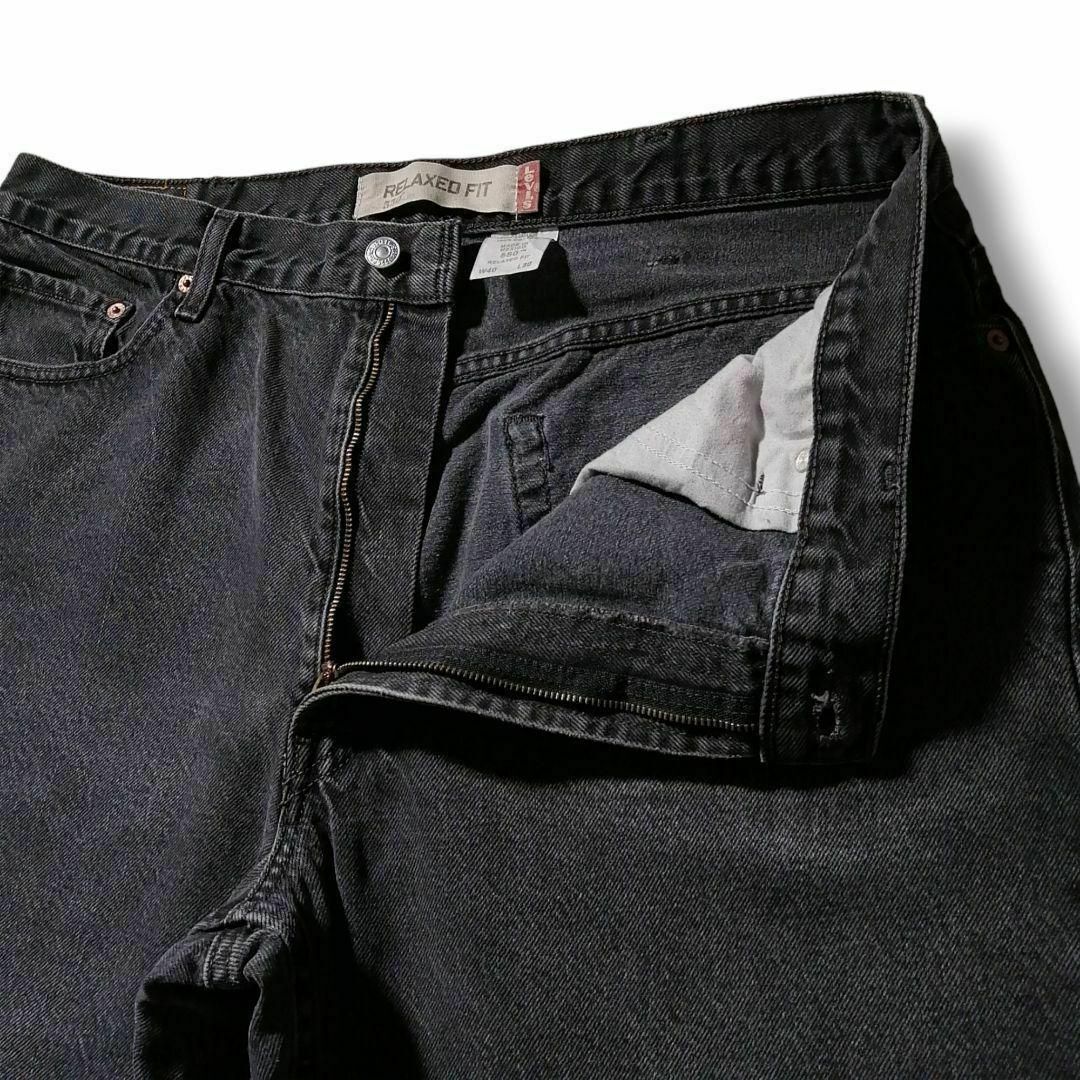 Levi's - 00sリーバイス550極太バギーサルファブラックデニム Levi's - 00sリーバイス550極太バギーサルファブラックデニム
