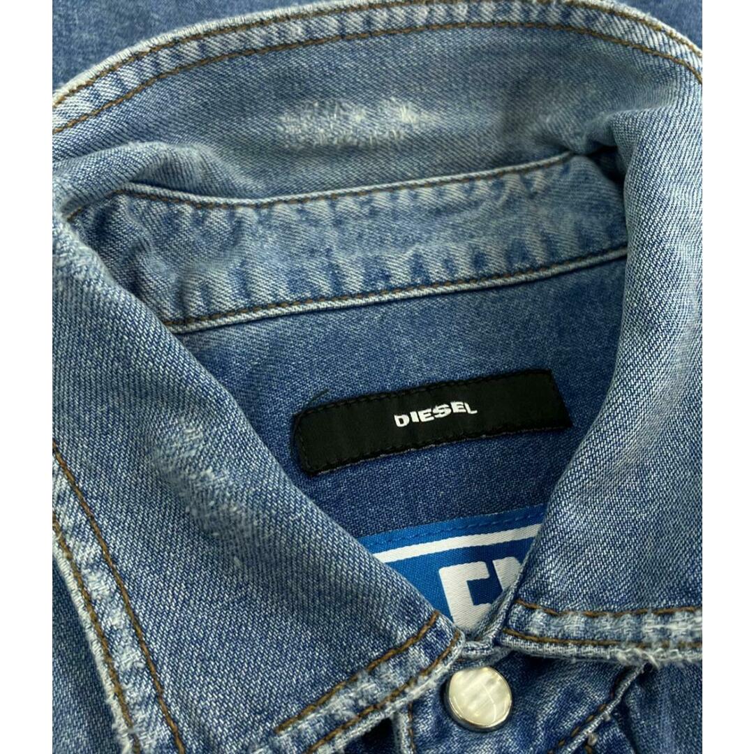DIESEL - ディーゼル DIESEL ダメージデニムジャケット 鳥 刺繍 DIESEL - ディーゼル DIESEL ダメージデニムジャケット 鳥 刺繍