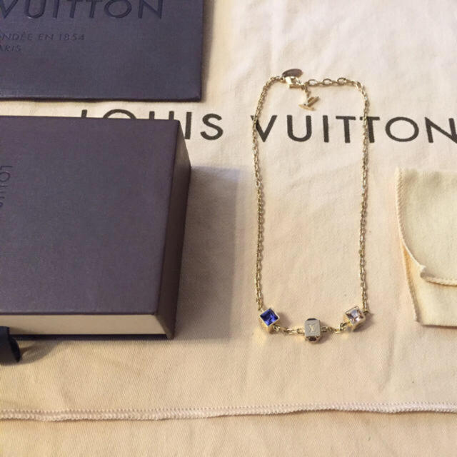 LOUIS VUITTON(ルイヴィトン)の正規品 LOUIS VITON コリエギャンブル ネックレス レディースのアクセサリー(ネックレス)の商品写真