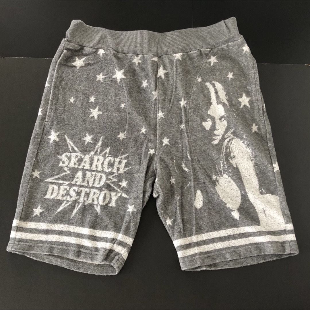 ヒスガール&星柄☆ジャガード スウェット ショートパンツ ヒスガール&星柄☆ジャガード スウェット ショートパンツ