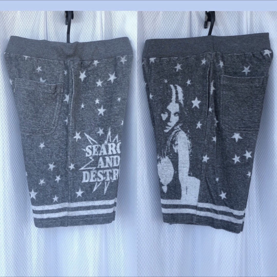 ヒスガール&星柄☆ジャガード スウェット ショートパンツ ヒスガール&星柄☆ジャガード スウェット ショートパンツ