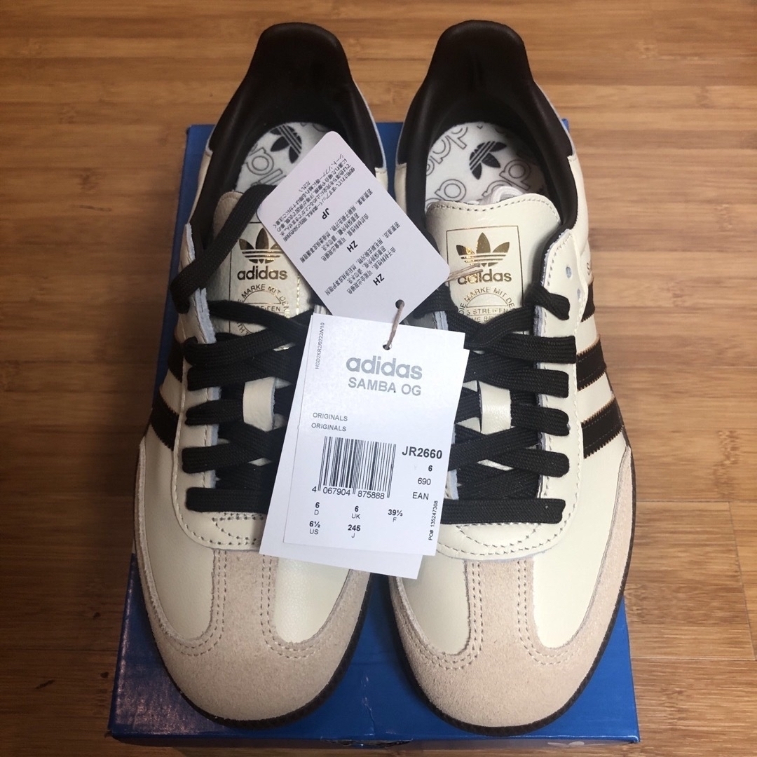 Originals(adidas) - 新品⭐️adidas SAMBA OG 24.5クリーム Originals(adidas) - 新品⭐️adidas SAMBA OG 24.5クリーム