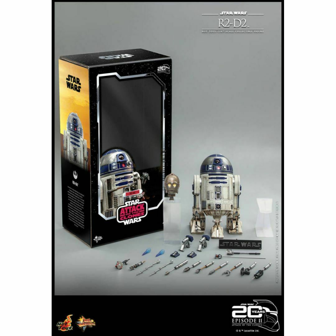 ホットトイズ 1/6 スター・ウォーズ R2-D2 エピソード2 ホットトイズ 1/6 スター・ウォーズ R2-D2 エピソード2