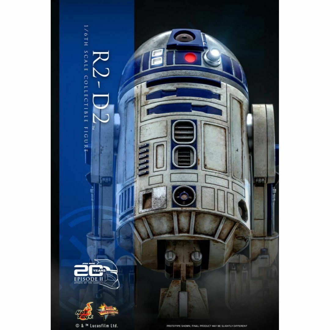 ホットトイズ 1/6 スター・ウォーズ R2-D2 エピソード2 ホットトイズ 1/6 スター・ウォーズ R2-D2 エピソード2