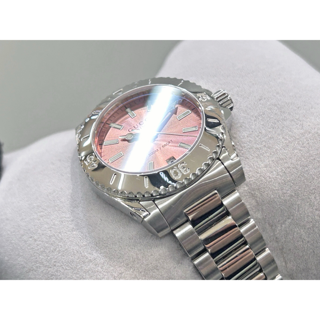 GUCCI - 美品!GUCCI☆グッチ ダイブ/ピンク/時計の通販 by shop GUCCI - 美品!GUCCI☆グッチ ダイブ/ピンク/時計の通販 by shop
