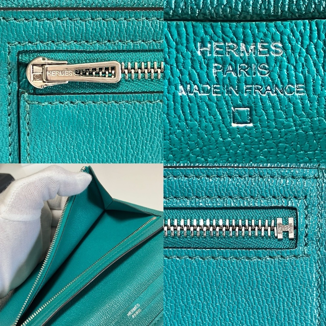HERMES - 激レア☆HERMES エルメス クロコ ワニ ベアンスフレ 長 HERMES - 激レア☆HERMES エルメス クロコ ワニ ベアンスフレ 長