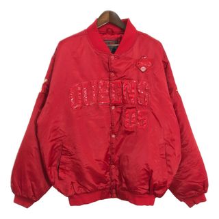 FUBU - 90年代 FUBU フブ ナイロン スタジアムジャケット レッド FUBU - 90年代 FUBU フブ ナイロン スタジアムジャケット レッド