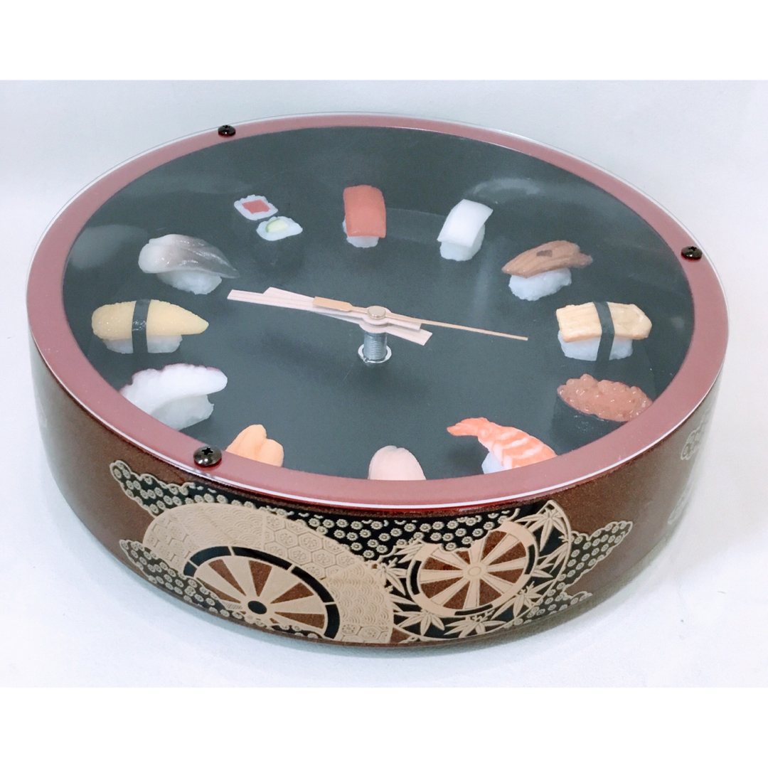 希少品】食品サンプル 寿司時計 寿司モチーフ 掛け時計 希少品】食品サンプル 寿司時計 寿司モチーフ 掛け時計