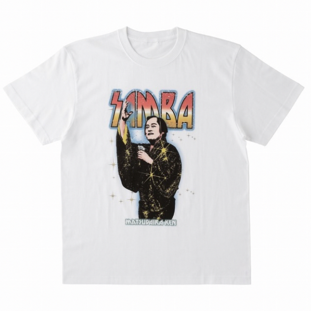 マツケンサンバ Tシャツ ROCK ホワイト Lサイズ マツケンサンバ Tシャツ ROCK ホワイト Lサイズ