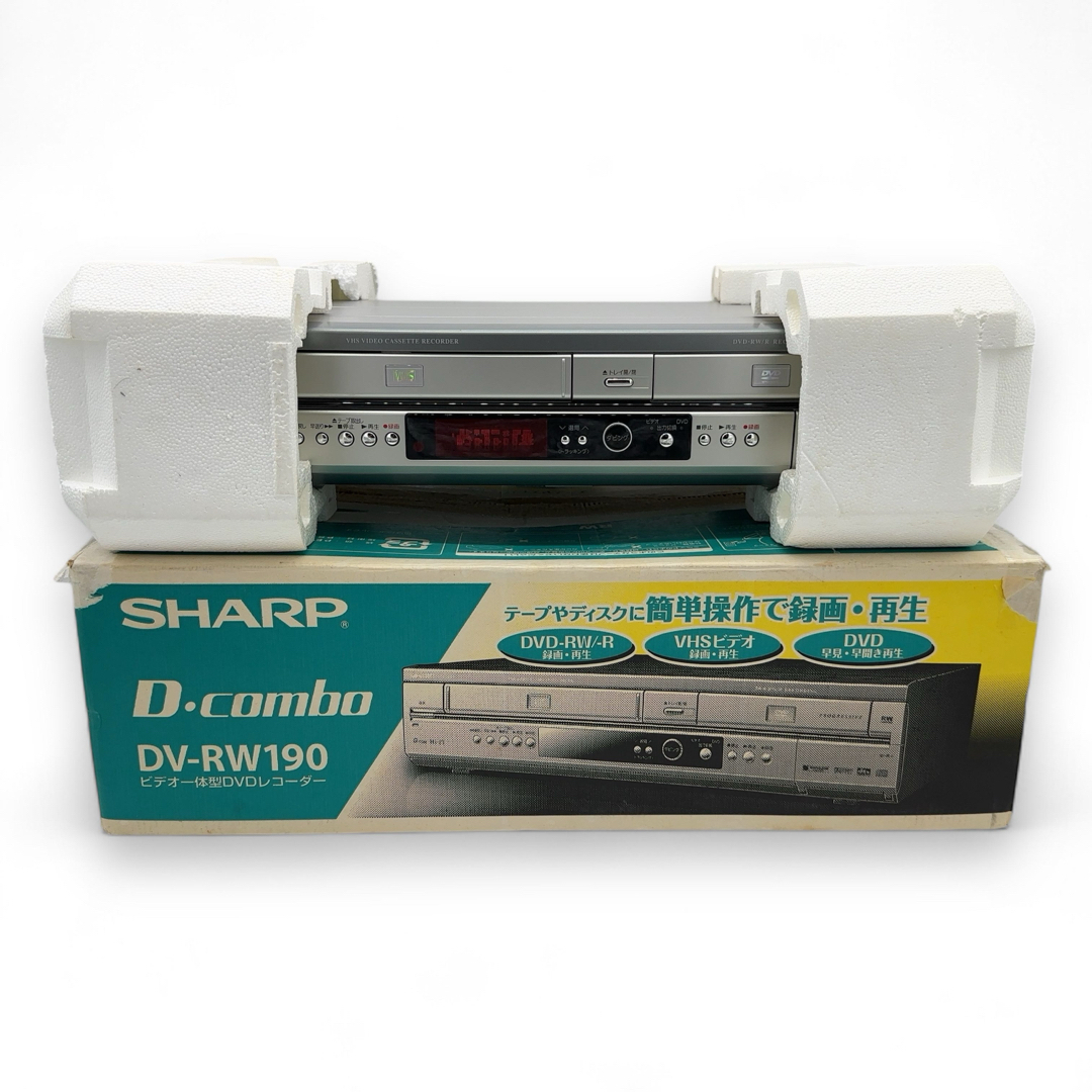 2011年製 極美品】SHARP DV-ACV52 VHSギア新品 メンテ済み 2011年製 極美品】SHARP DV-ACV52 VHSギア新品 メンテ済み
