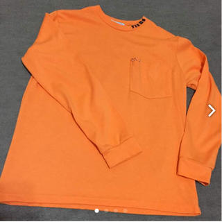 ウィゴー(WEGO)の英字 ピアス リング オレンジ(Tシャツ/カットソー(七分/長袖))