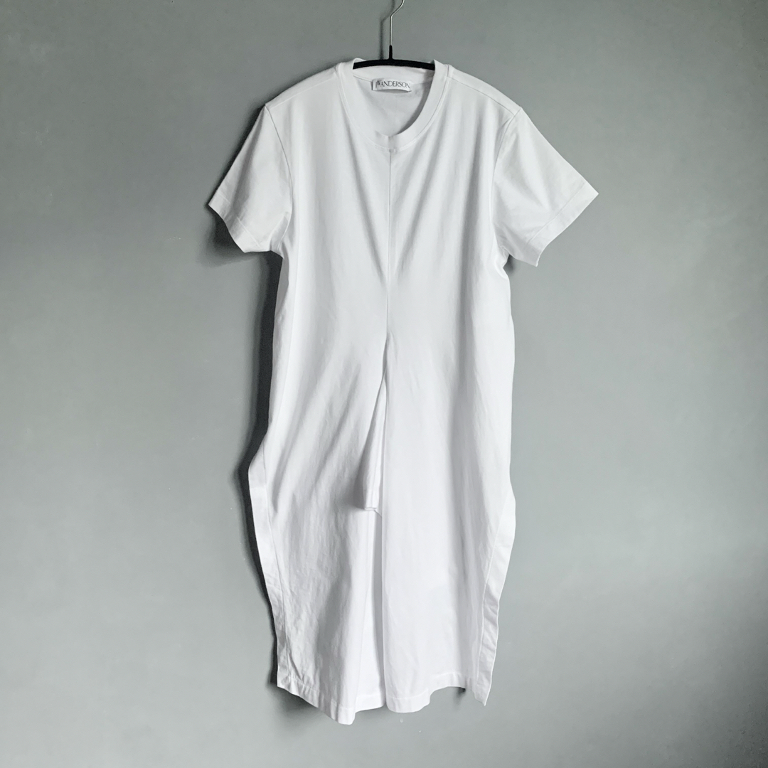 J.W.ANDERSON ホワイトカットソー ロングTシャツ XS J.W.ANDERSON ホワイトカットソー ロングTシャツ XS