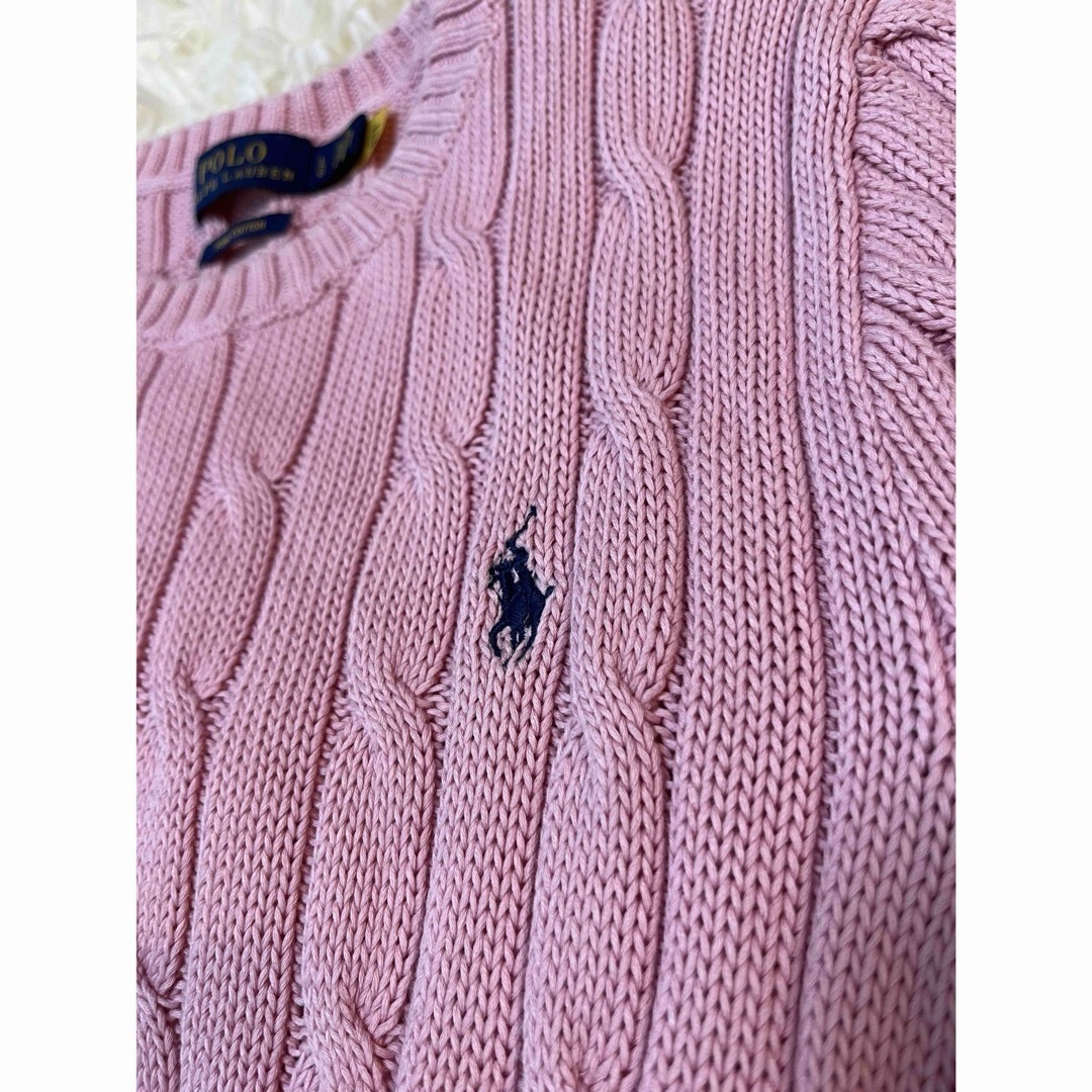 POLO RALPH LAUREN - 美品 ポロ ラルフローレン ニット ケーブル POLO RALPH LAUREN - 美品 ポロ ラルフローレン ニット ケーブル
