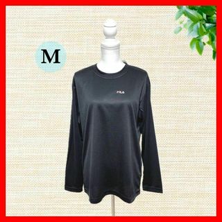 フィラ(FILA)のFILA トップス 長袖 吸汗速乾 無地 ワンポイント ロゴ 長袖 スポーツ(Tシャツ/カットソー(七分/長袖))